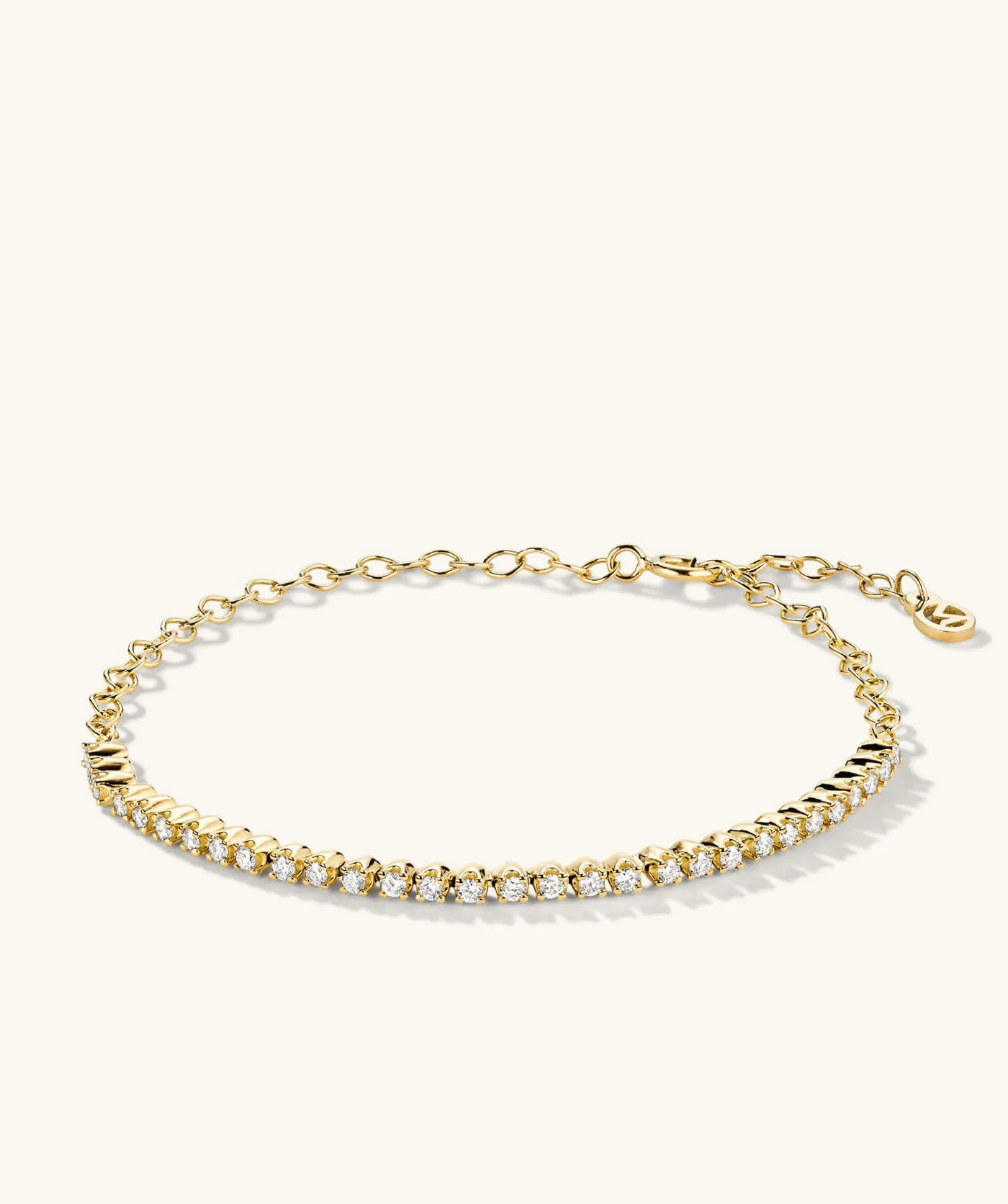 Diamond Half Tennis Bracelet | Mejuri Fine Crew