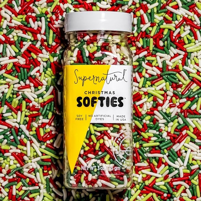Christmas Softies Natural Sprinkles by Supernatural, Made in USA, No Artificial Dyes, Soy Free, G... | Amazon (US)