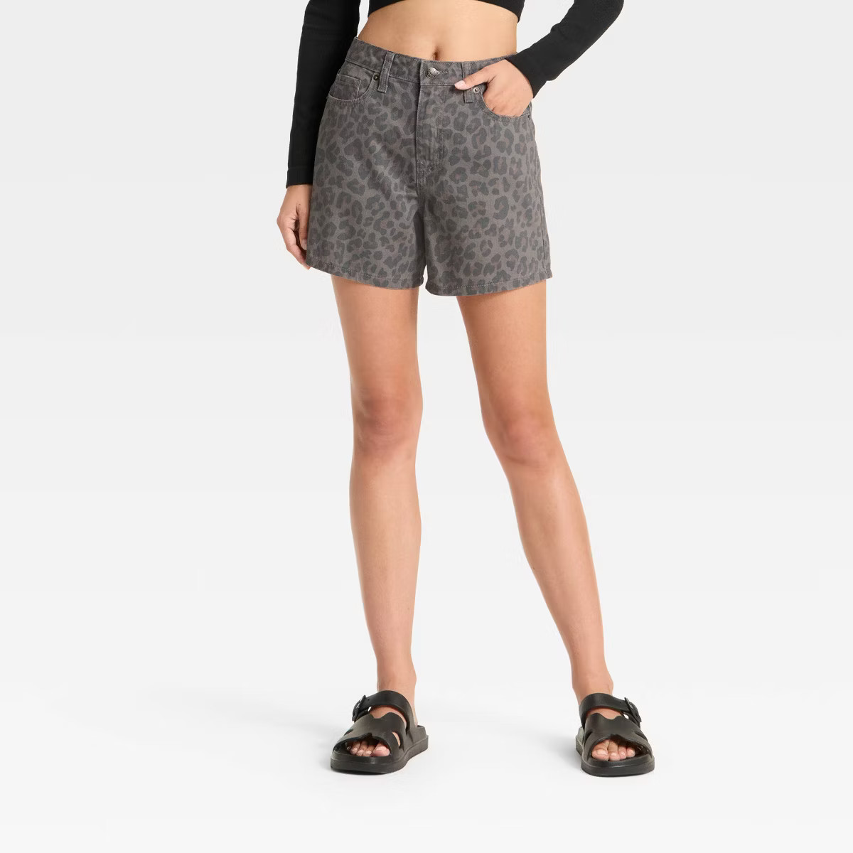 Women's Mid-Rise Loose Jean Shorts - Wild Fable™ | Target