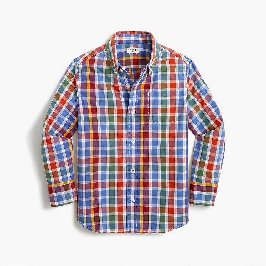 Boys' multicolor washed shirt | J.Crew Factory