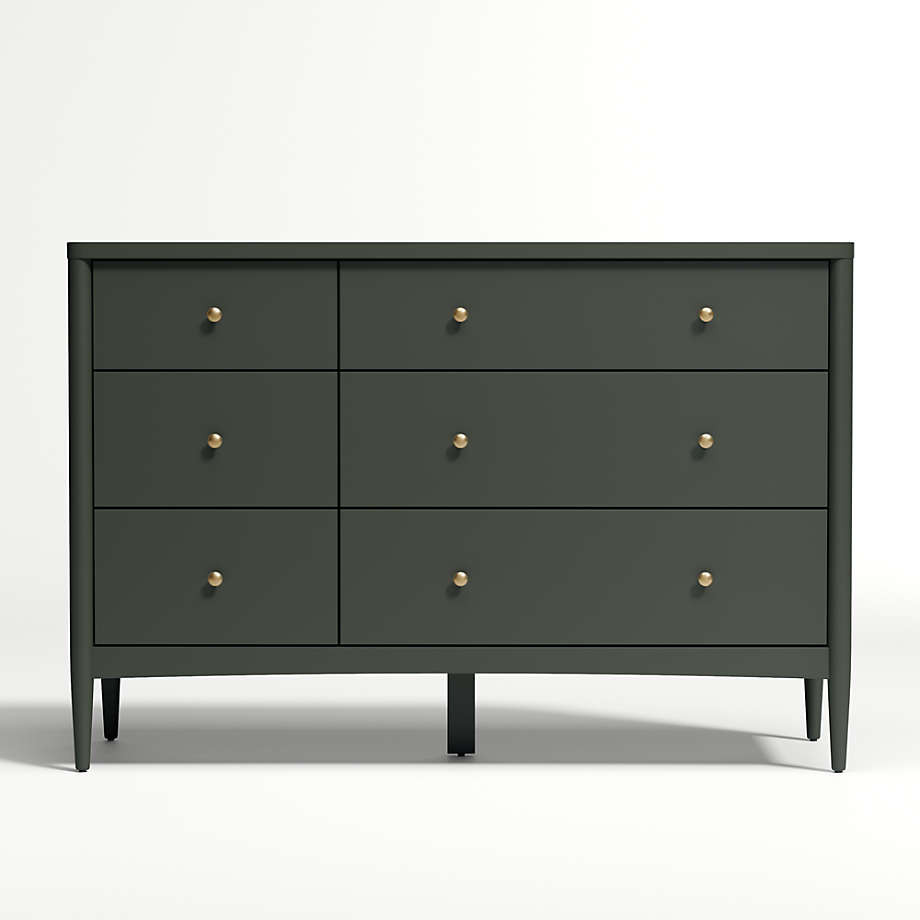 Kids Hampshire Blush 6-Drawer Dresser + Reviews | Crate & Kids | Crate & Barrel