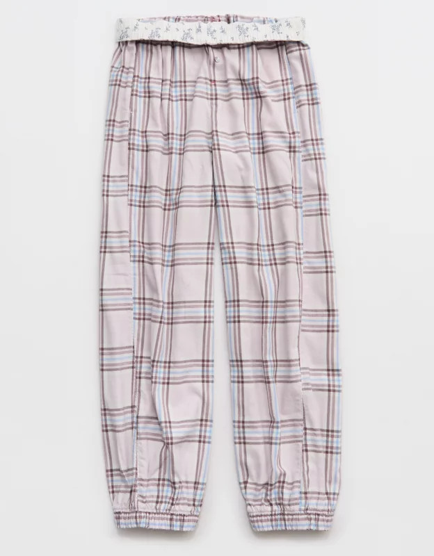 OVERSLEPT by Aerie Flannel Balloon Pant | Aerie