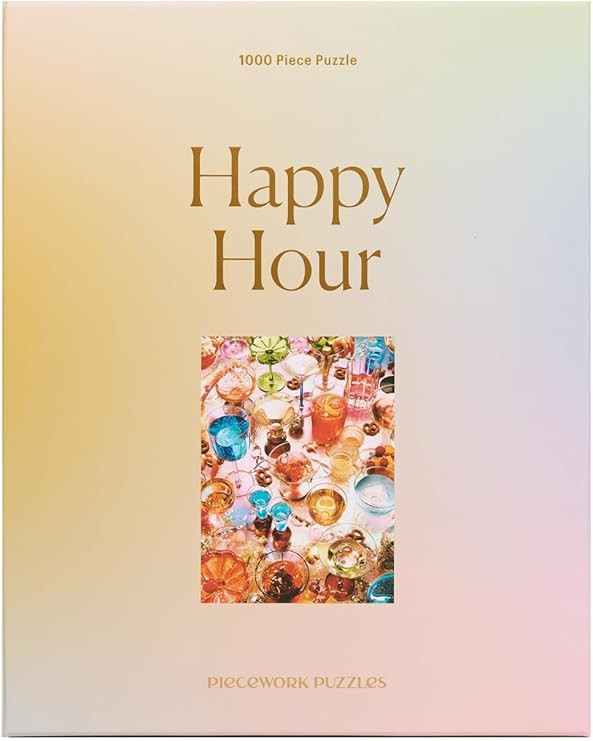 Piecework Puzzles Women's Happy Hour Puzzle | Amazon (US)