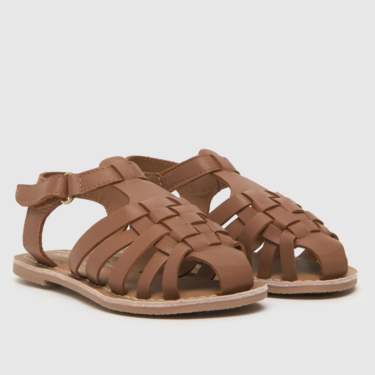 Kids Girls Toddler Tan schuh Trance Slotted Fisherman Sandals | schuh | Schuh