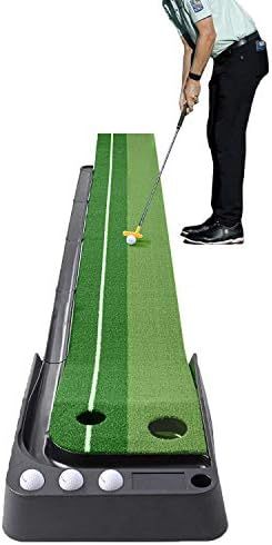 I&K PRO Indoor Golf Putting Mat - Adjustable Hole and Automatic Ball Return Mini Golfing Green - ... | Amazon (US)