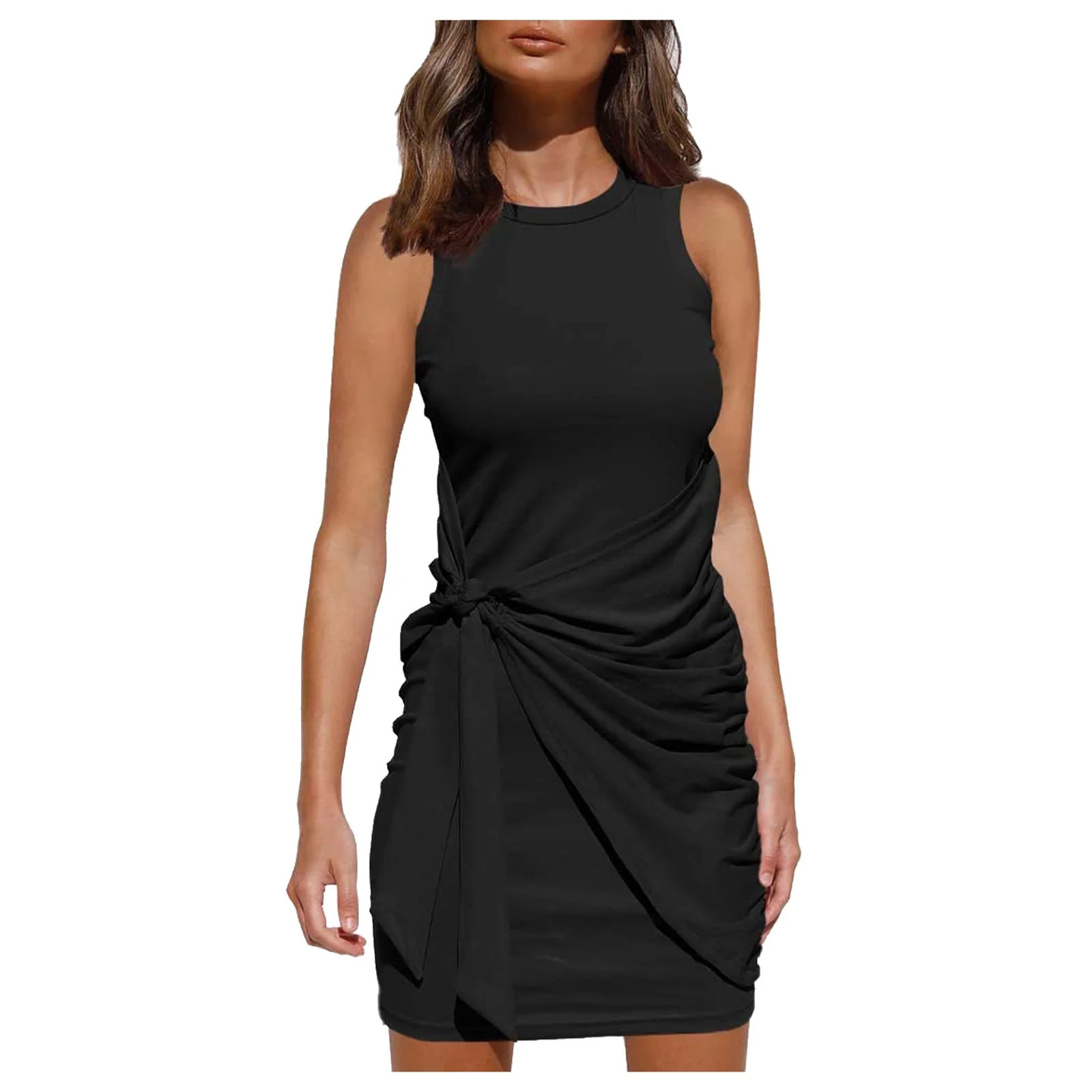 gakvbuo Summer Dresses for Women 2023 Summer Dresses Vacation Outfits for Women Casual Sleeveless... | Walmart (US)