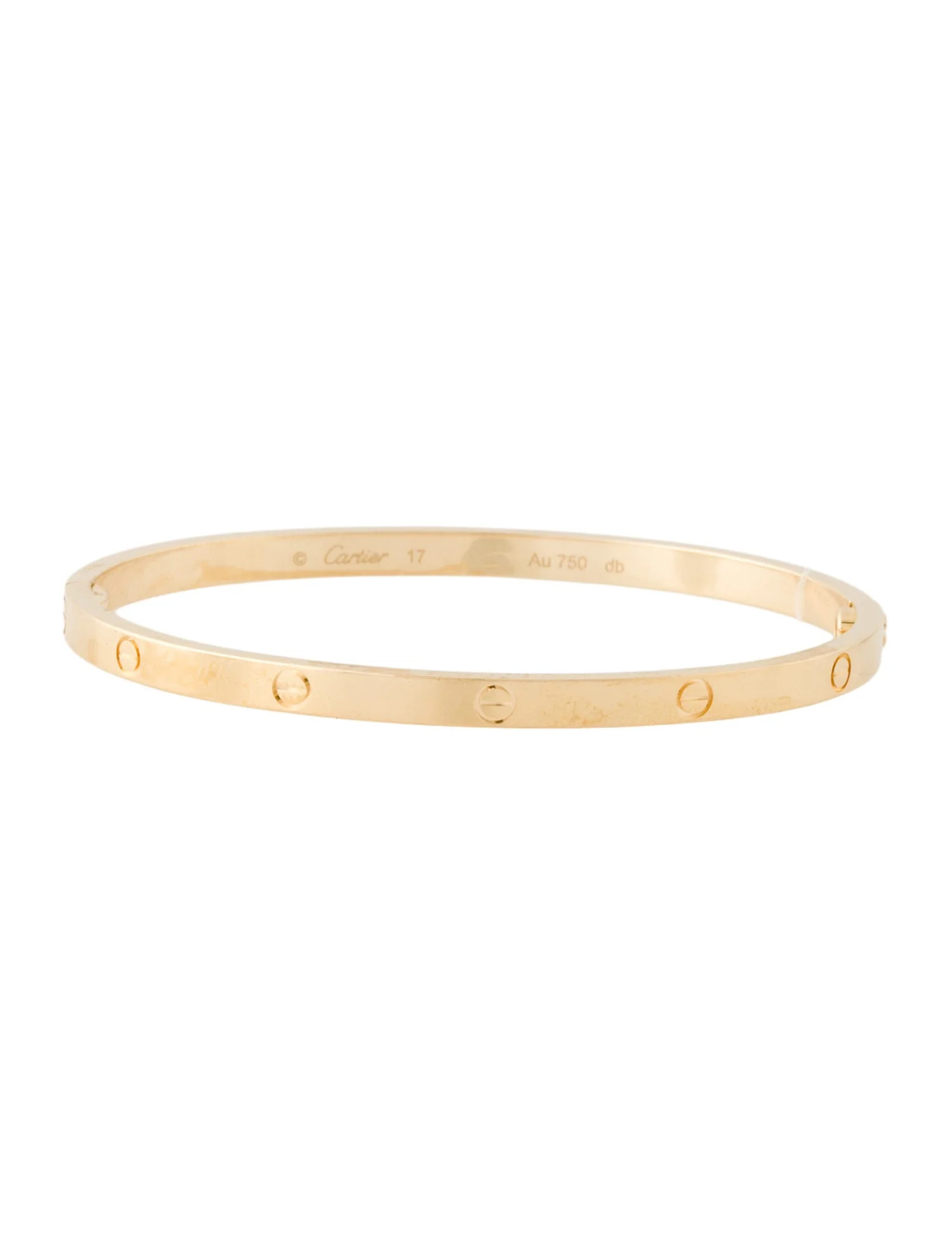 Cartier LOVE Bracelet, Small Model - Bangle, Bracelets - CRT149230 | The RealReal | The RealReal