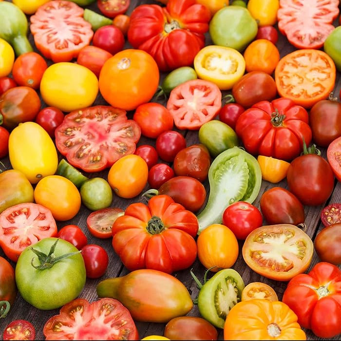 Eden Brothers Tomato Seeds - Heirloom Rainbow Mixture Non-GMO Seeds for Planting, Packet | Low-Ma... | Amazon (US)