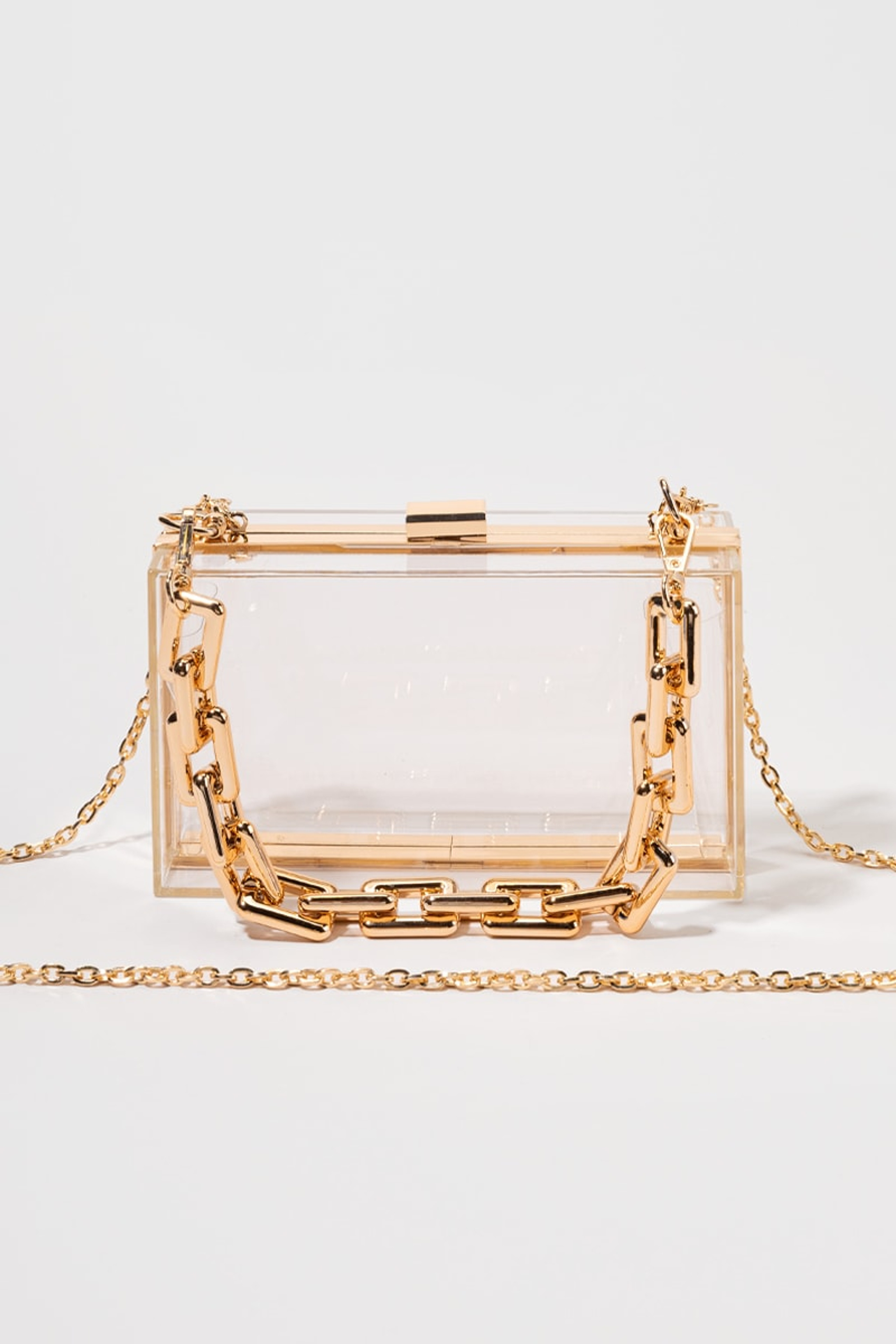 Isabel Clear Box Handbag | Francesca's