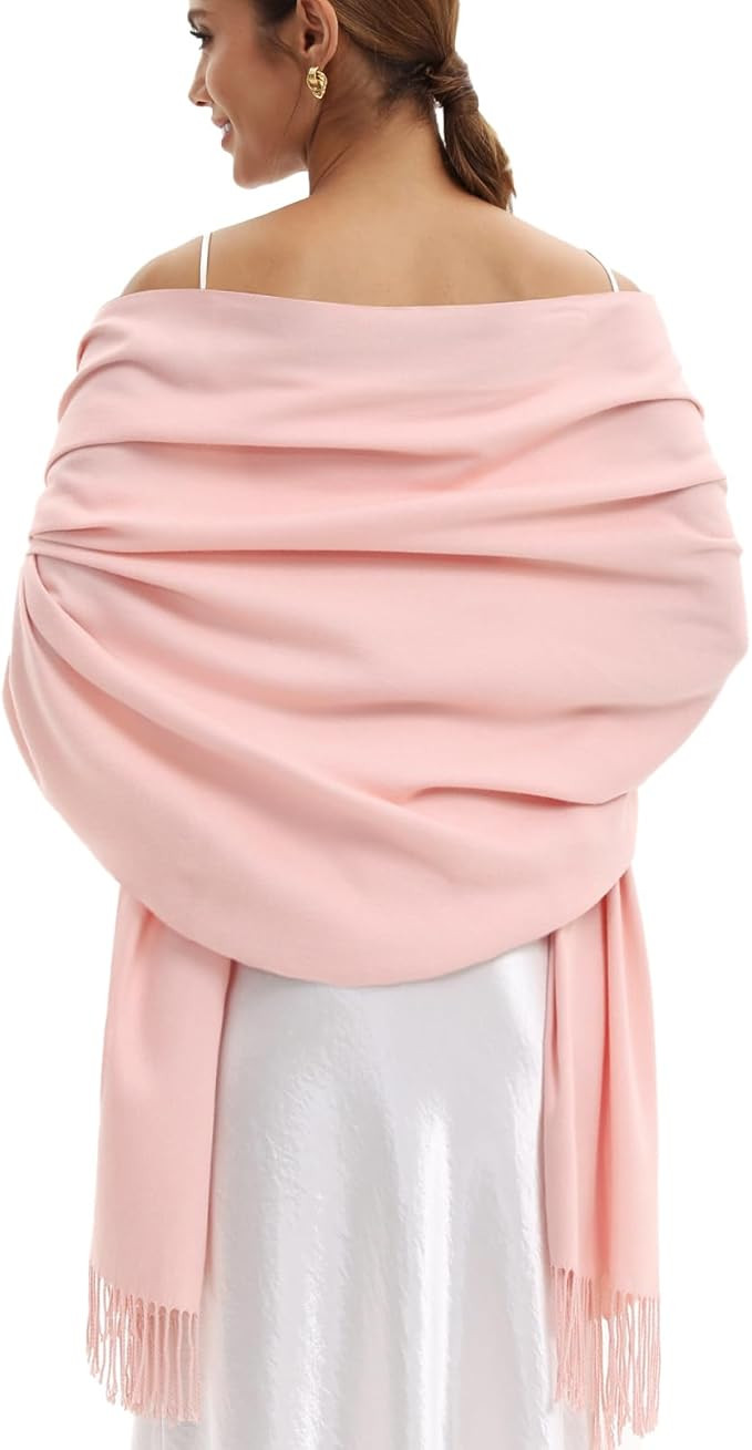 Pashmina Scarf and Shawl - Soft Women Pashminas Wrap for Wedding Evening Party dresses | Amazon (US)