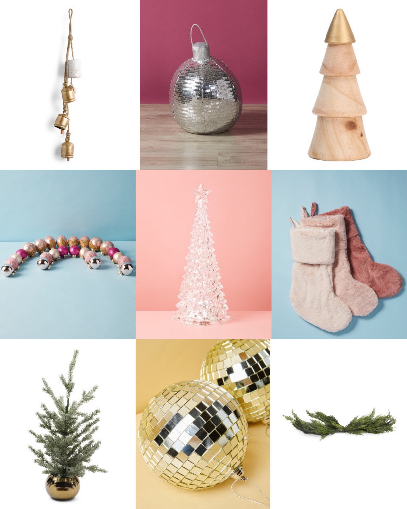 Christmas signs from HomeGoods, TJ, Maxx and Marshalls