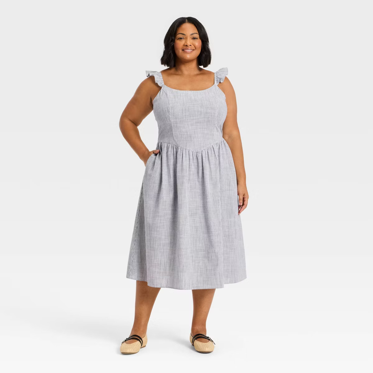 Women's Midi Pullover A-Line Dress - Universal Thread™ | Target