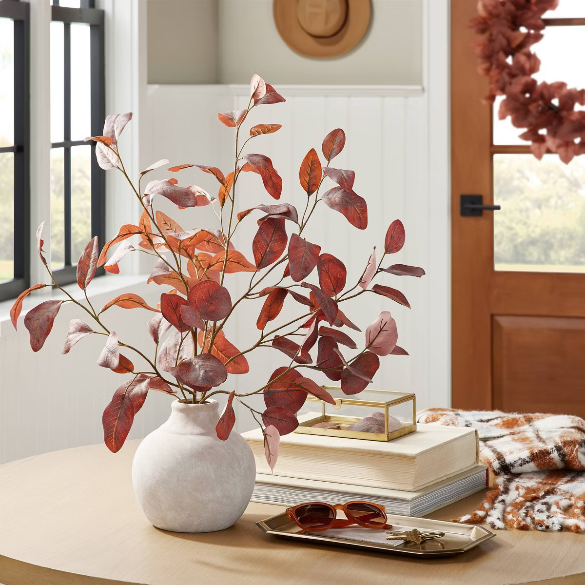 15" Faux Rusted Eucalyptus Arrangement - Hearth & Hand™ with Magnolia | Target