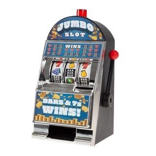 Slot Machine Coin Bank- Electronic Realistic Mini Tabletop Novelty Casino Style Toy with Lever by... | Bed Bath & Beyond