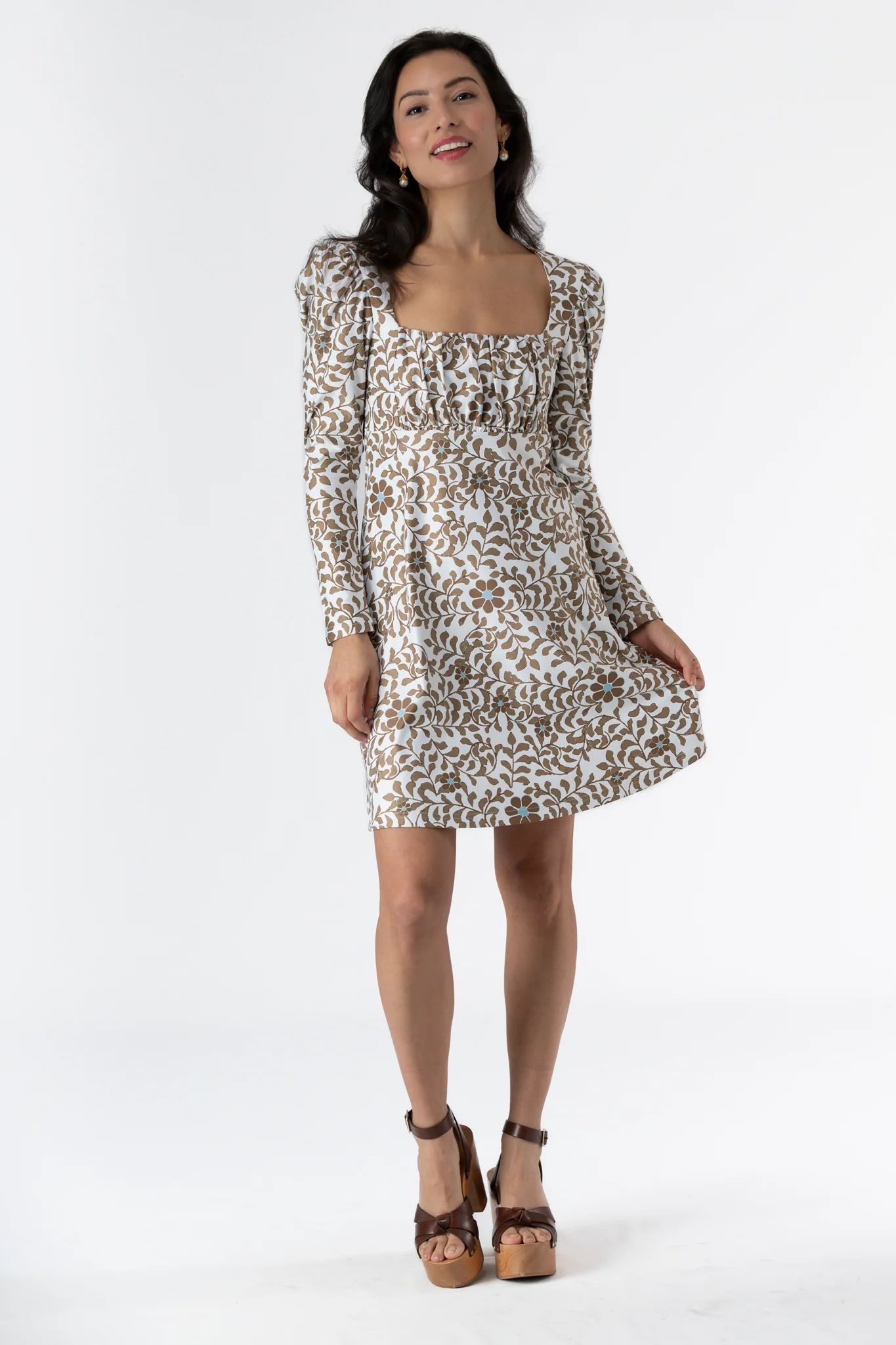 The Juliet Dress - Daisy Vines Brown | Smith and Quinn