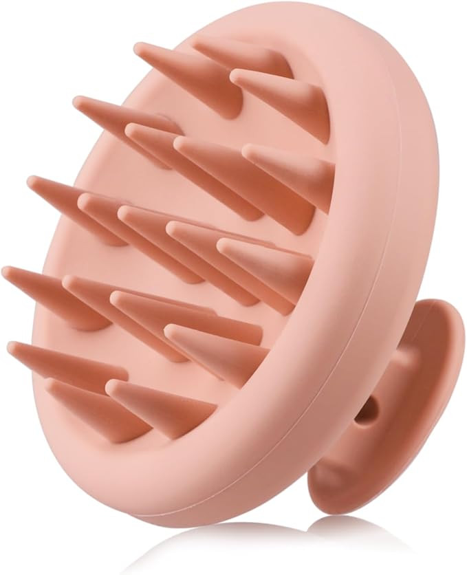 Silicone Scalp Massager Hair Scrubber Brush, Scalp Scrubber with Soft Bristles for Wet Dry Hair, ... | Amazon (US)