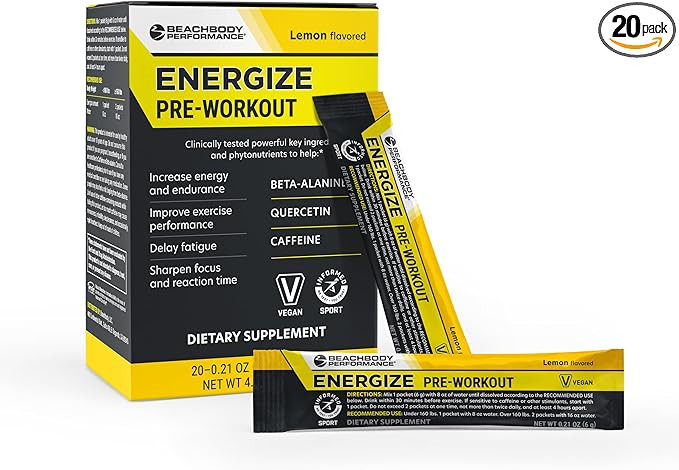 BODi Energize Pre Workout Powder - Beta-Alanine, Quercetin & Low-Dose Caffeine Formula for Enhanc... | Amazon (US)