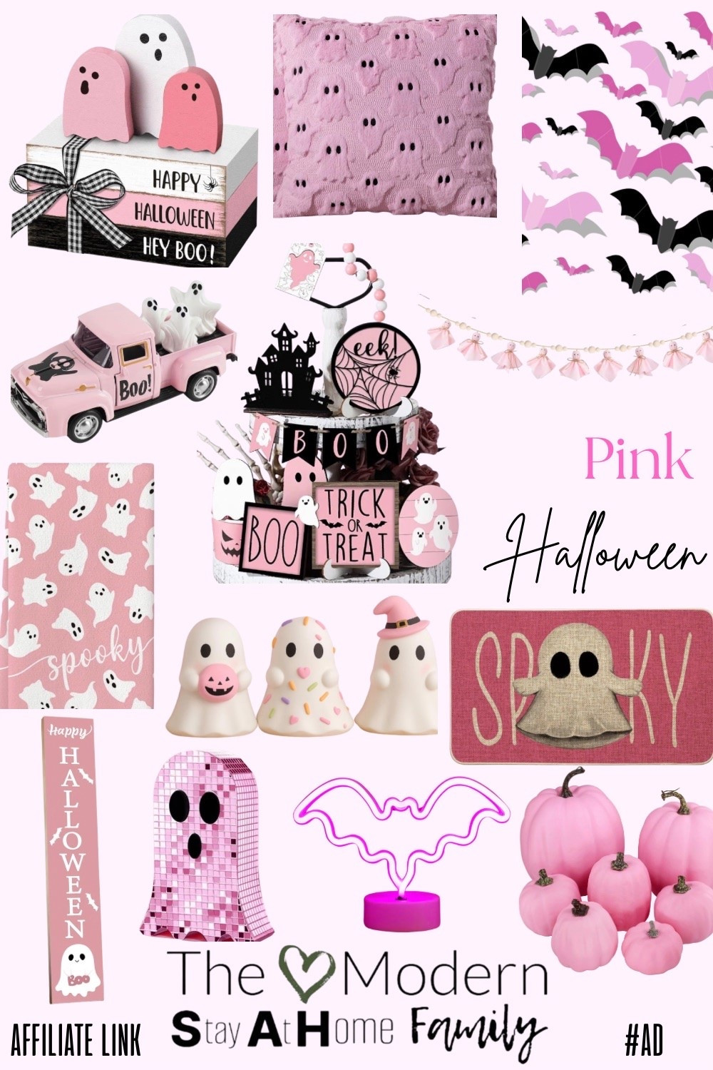 If you’re dreaming of a cute, feminine Halloween, this pink Halloween decor is everything! 🎀👻 From pastel pumpkins and pink ghosts to spooky bows, cozy throw pillows, chic candles, and whimsical seasonal accents, these finds are perfect for creating a soft, playful Halloween aesthetic. Whether you’re decorating your living room, entryway, coffee bar, bedroom, kitchen, or apartment, these affordable Halloween pieces make it easy to create a stylish space you’ll love all season long. Save this collection if you’re decorating with pink this fall and shop all my favorite finds!

pink Halloween decor, pastel Halloween decor, coquette Halloween, girly Halloween decorations, feminine Halloween aesthetic, cute Halloween decor, pink pumpkins, pink ghosts, Halloween home decor, spooky cute decor, soft Halloween aesthetic, Halloween decorating ideas, fall home decor, pink fall decor, Halloween coffee bar decor, Halloween living room decor, Halloween bedroom decor, Halloween entryway decor, Halloween tiered tray decor, Halloween shelf styling, bow Halloween decor, pastel pumpkins, ghost decorations, affordable Halloween decor, trendy Halloween decor, cottagecore Halloween, whimsical Halloween, chic Halloween decor, Halloween inspiration, seasonal home decor, cozy fall decorating, LTK Halloween finds, Amazon Halloween decor, Target Halloween decor, Walmart Halloween decor, boutique Halloween decor, neutral and pink Halloween, stylish Halloween home.

#LTKHome #LTKSeasonal #LTKSaleAlert