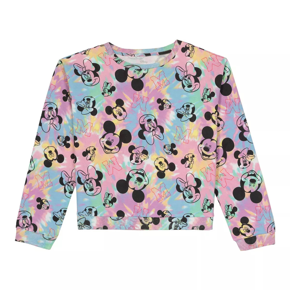 Disney's Mickey Mouse & Minnie Mouse Girls 7-16 & Plus Allover Tie-Dye Tee | Kohl's