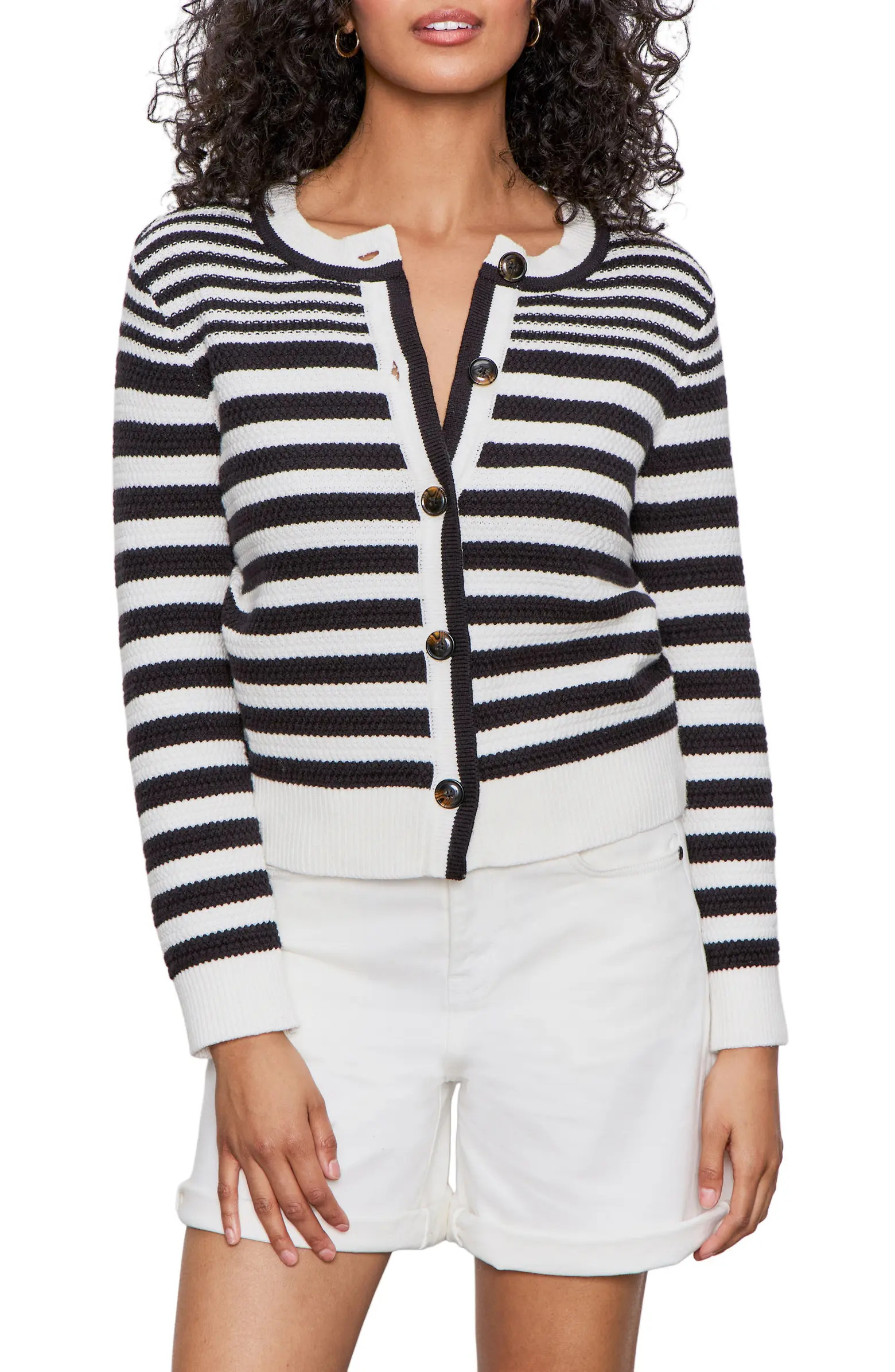 Sanctuary City Summer Stripe Cotton Cardigan | Nordstrom | Nordstrom