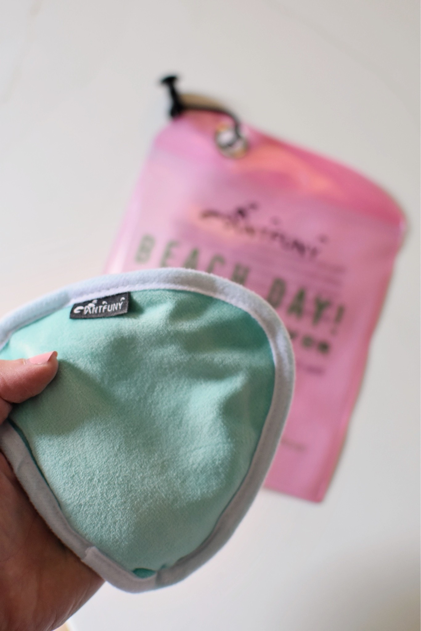 Beach sand remover — cornstarch not baby powder!
