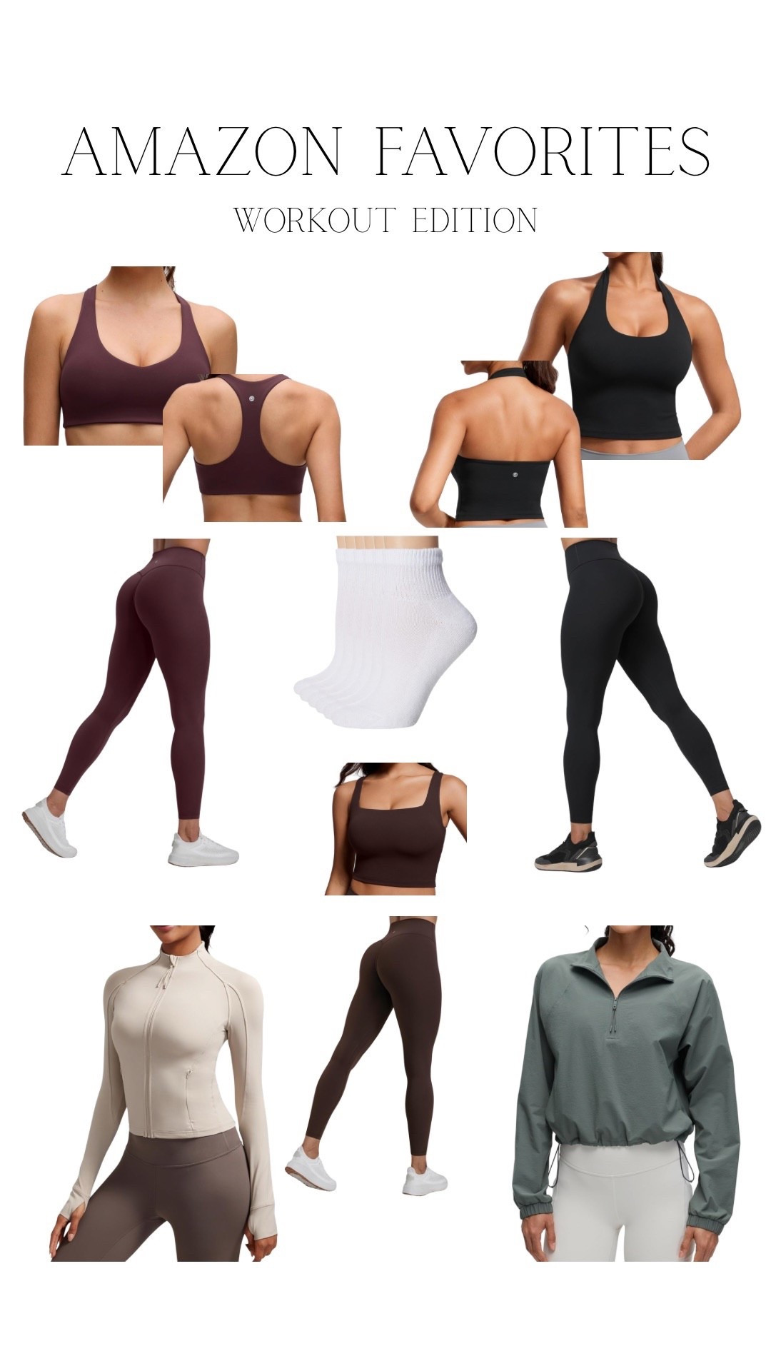 Amazon workout favorites! The only sets I ever wear!! 

#LTKmomlife #LTKmorningroutine #LTKfitnessgoals