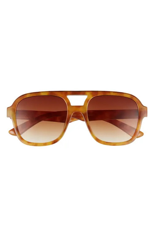 AIRE Whirlpool 53mm Aviator Sunglasses in Vintage Tort /Brown Grad at Nordstrom | Nordstrom