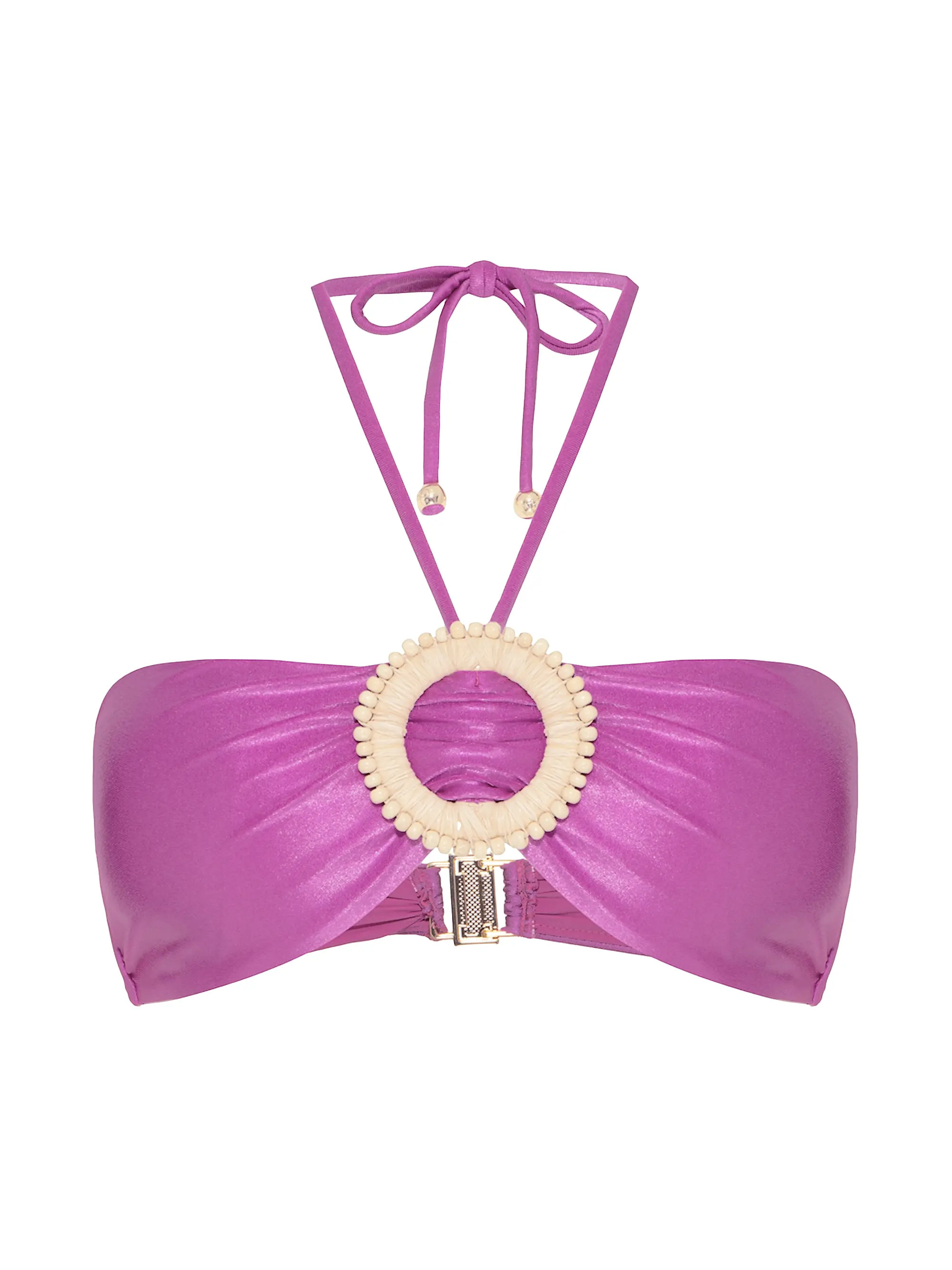 Groovy Embellished Bandeau Bikini Top | Saks Fifth Avenue