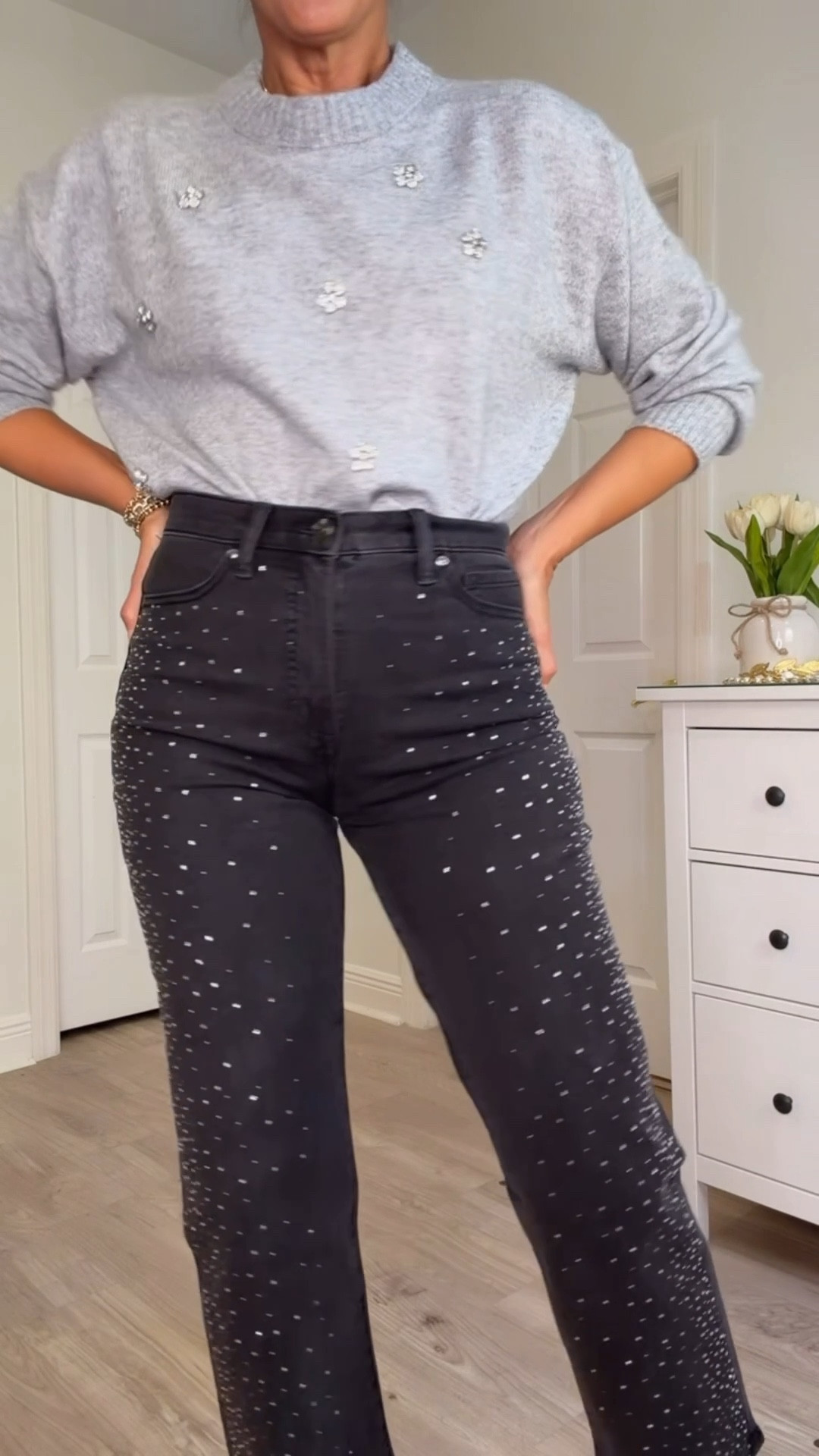 Size S in skirts and sweater. Size 2 in jeans. 
Lipstick is : The mvp. I’m 5’7” usually size S. 130 pounds @walmart

#LTKParties 

#LTKCyberWeek 

#LTKHoliday #LTKGiftGuide #LTKOver40