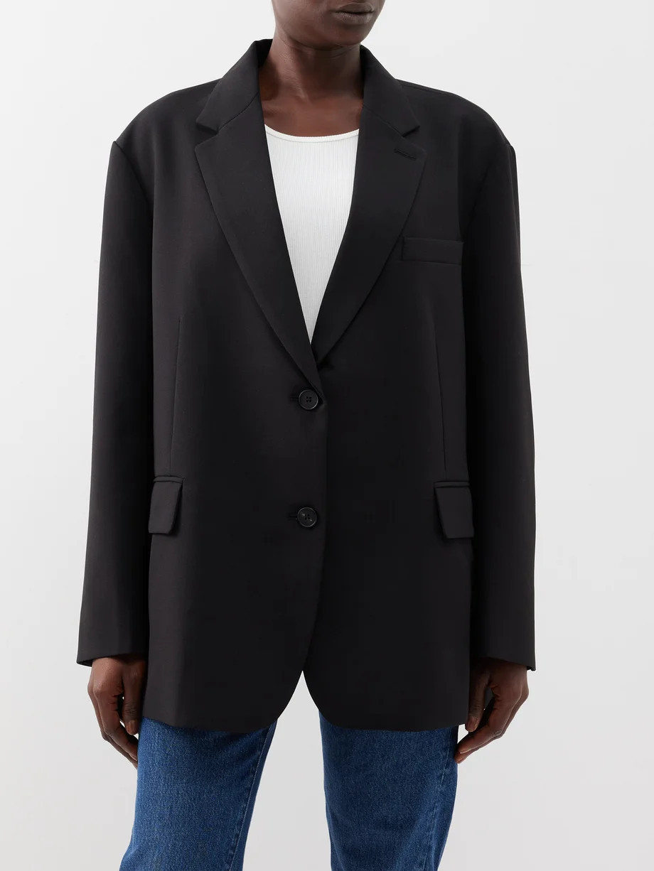 Bea single-breasted canvas jacket | Matches (UK)