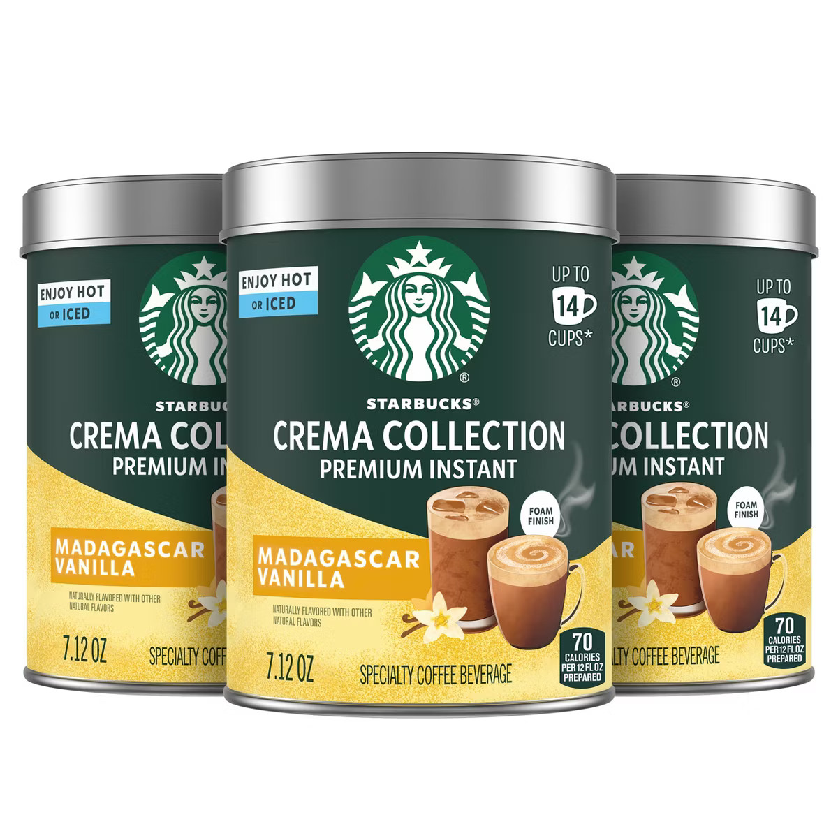 Starbucks Crema Collection Madagascar Vanilla Premium Instant Coffee - 21.36oz/3ct | Target