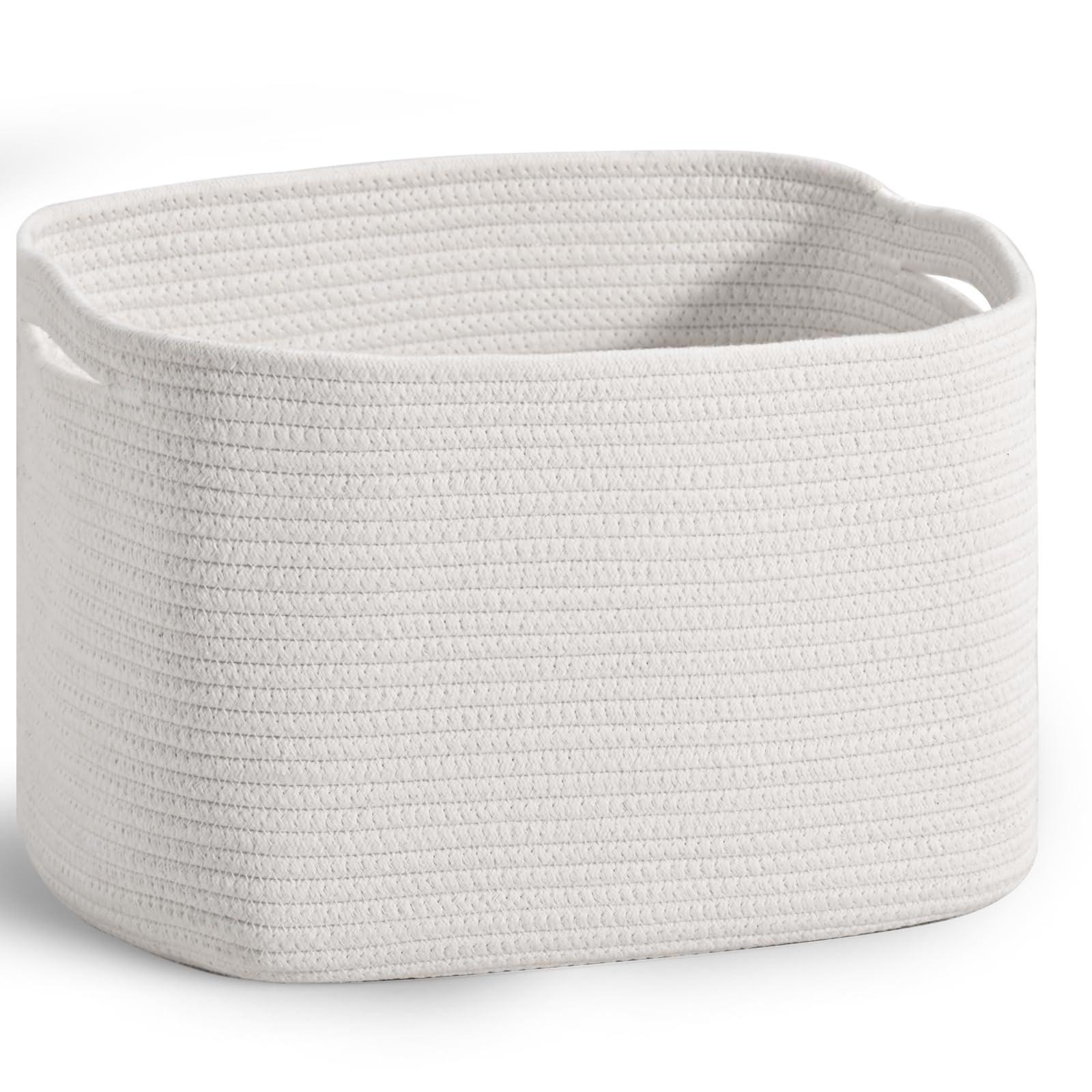 Woven Cotton Rope Storage Basket for Organizing, Cute Decorative Baskets for Gifts Empty, Organiz... | Amazon (US)