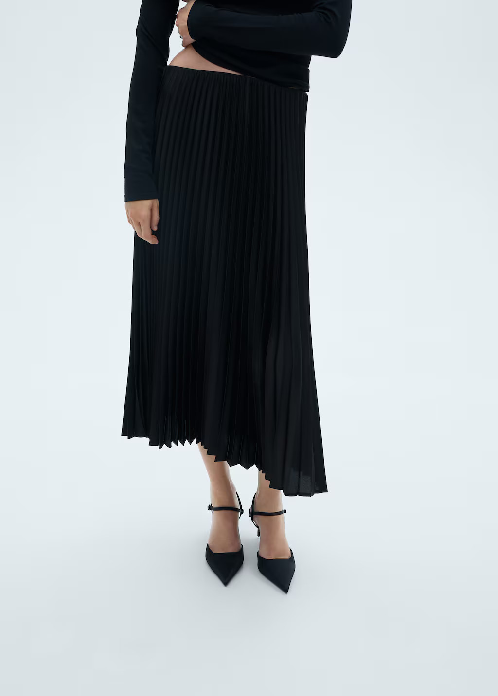 Pleated long skirt - Women | MANGO USA | Mango (US/MX/AU)