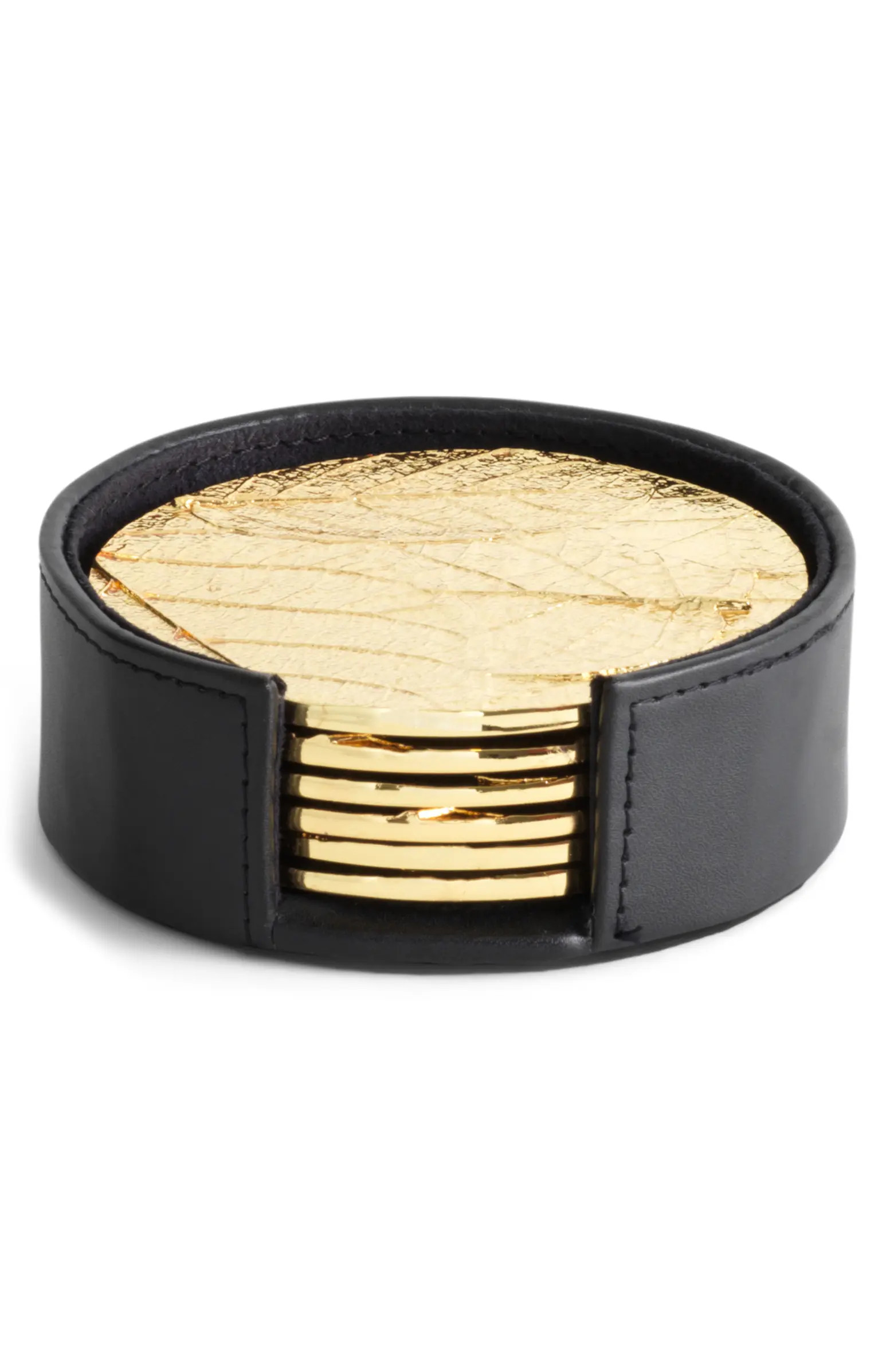 Forest Leaf Round Coasters - Set of 6 | Nordstrom Rack