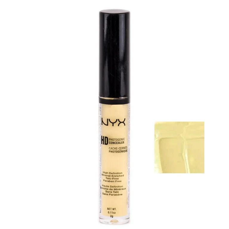 NYX Professional Makeup HD Studio Photogenic Undereye Concealer Wand, Medium Coverage, Yellow | Walmart (US)