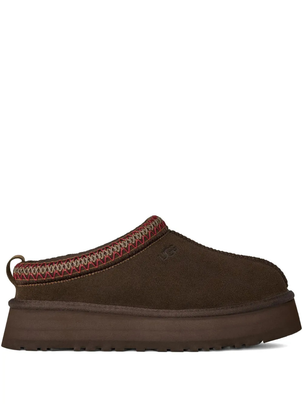 UGG braided-trim Platform Slippers | Brown | FARFETCH UK | Farfetch Global