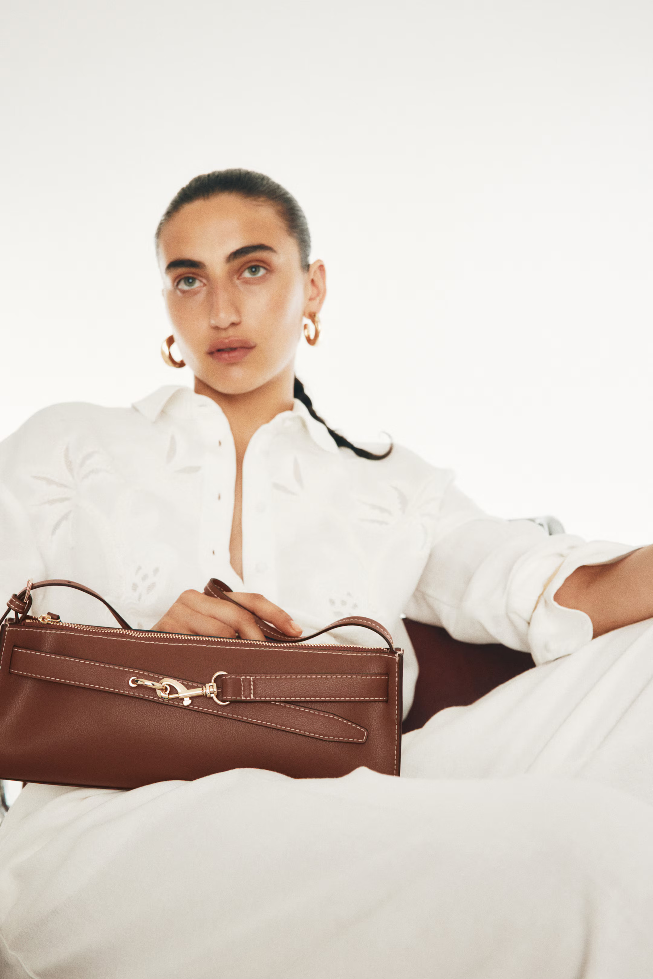 Rectangular shoulder bag - Brown - Ladies | H&M GB | H&M (UK, MY, IN, SG, PH, TW, HK)