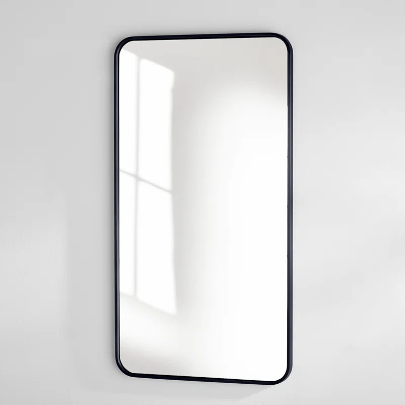Sabine Metal Rounded Rectangle Wall Mirror | Joss & Main