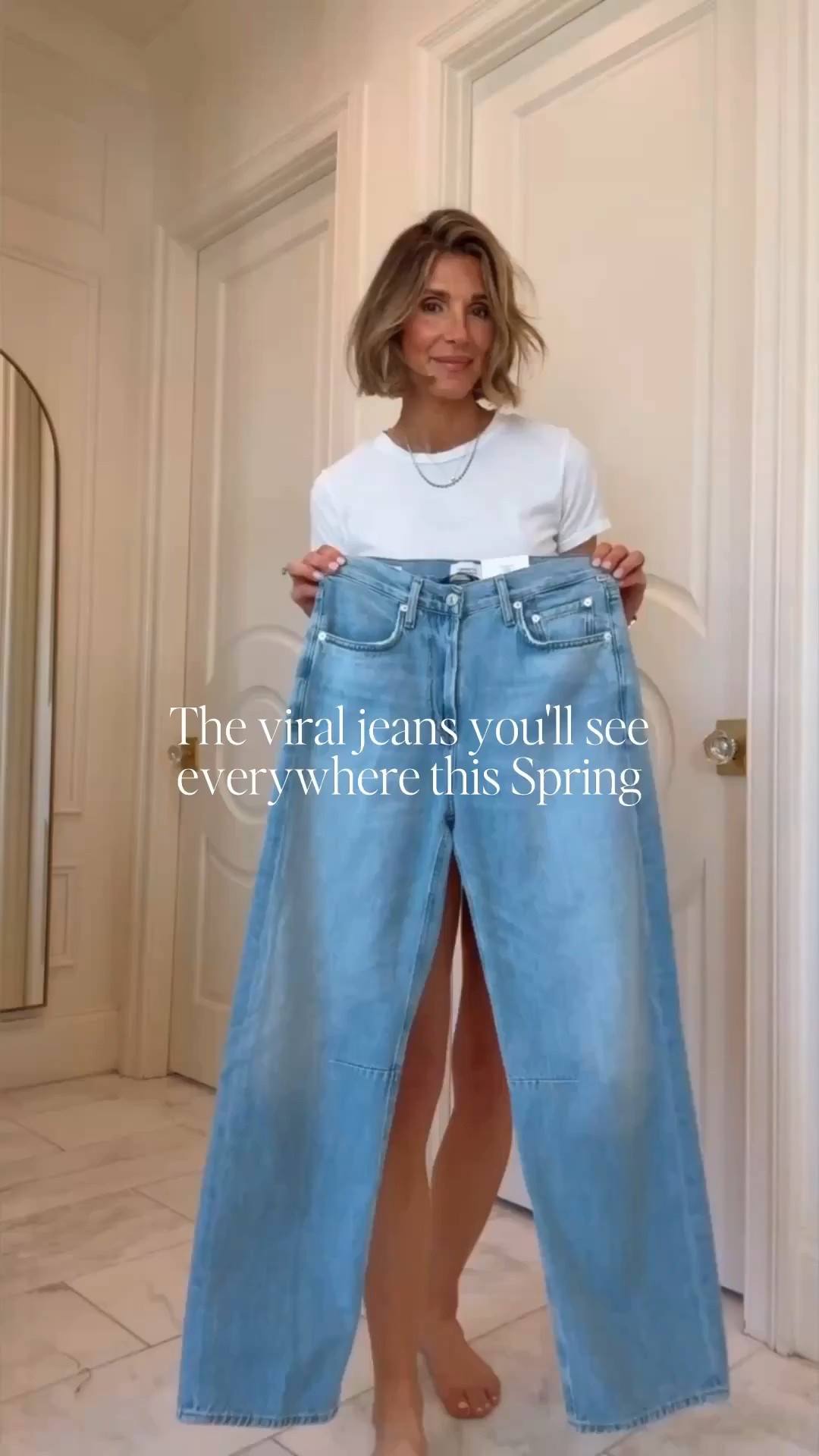 Love these jeans 👖 New wash for spring — you’ll be seeing this style everywhere. Such a good everyday staple. 

#LTKootd