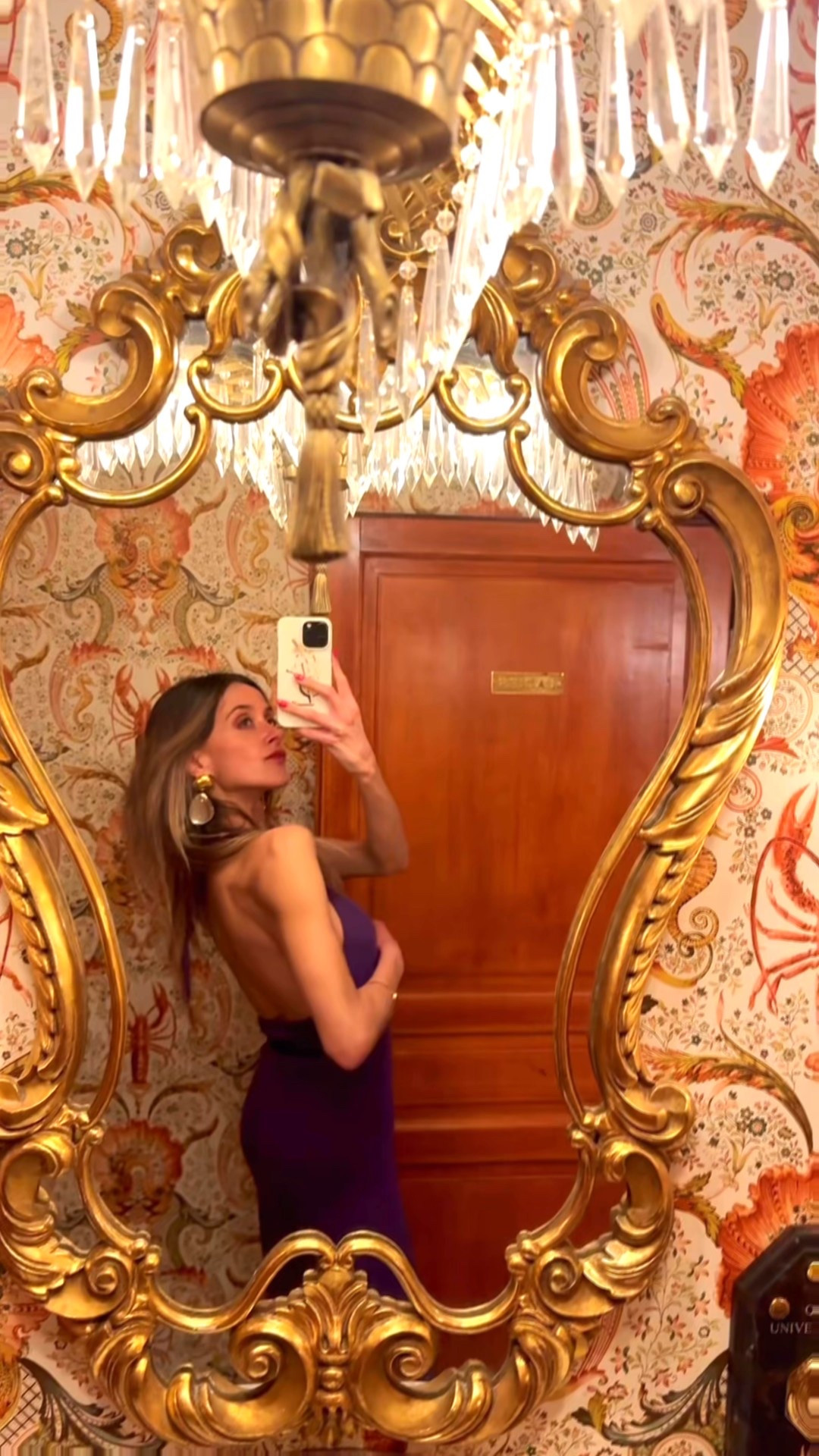 Save this Paris date-night outfit inspo and thank me later. 🤍

.

Purple backless evening dress, golden mirror, crystal chandelier… Laperouse, Paris in full luxury mode.
This is my kind of woman fashion: simple silhouette, rich colour, statement earrings.
Perfect dinner look if you love a chic date night outfit and French-girl luxe lifestyle.


#parisstyle #datenightoutfit #laperouseparis 

#LTKfestive #LTKpartywear #LTKdatenight