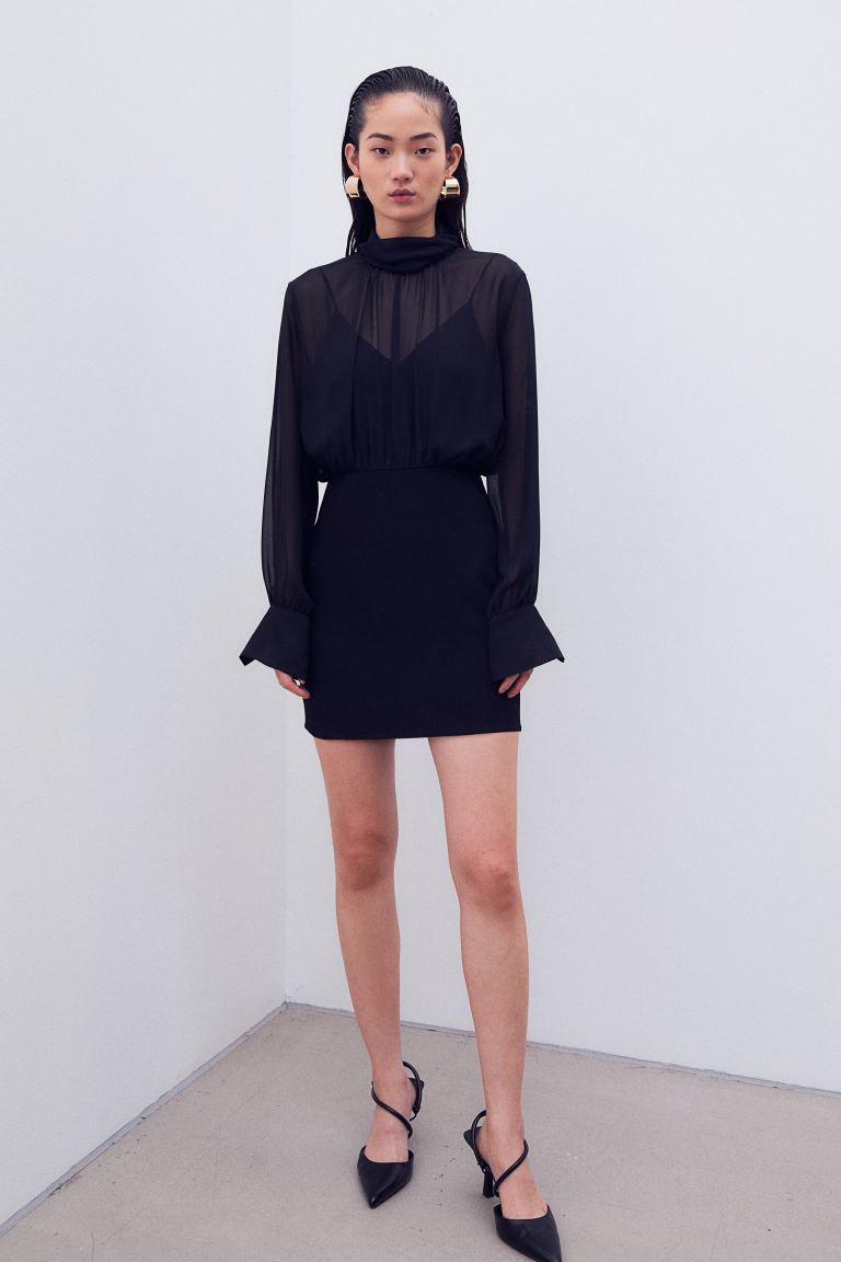Stand-up Collar Dress | H&M (US + CA)