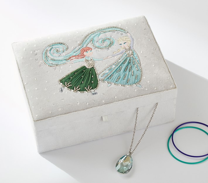 Disney Frozen Anna & Elsa Jewelry Box | Pottery Barn Kids