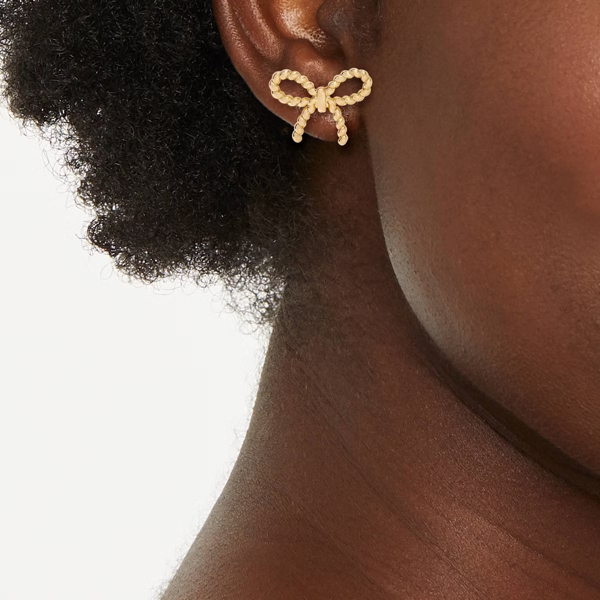 Simple Bow Earrings - A New Day™ Gold | Target