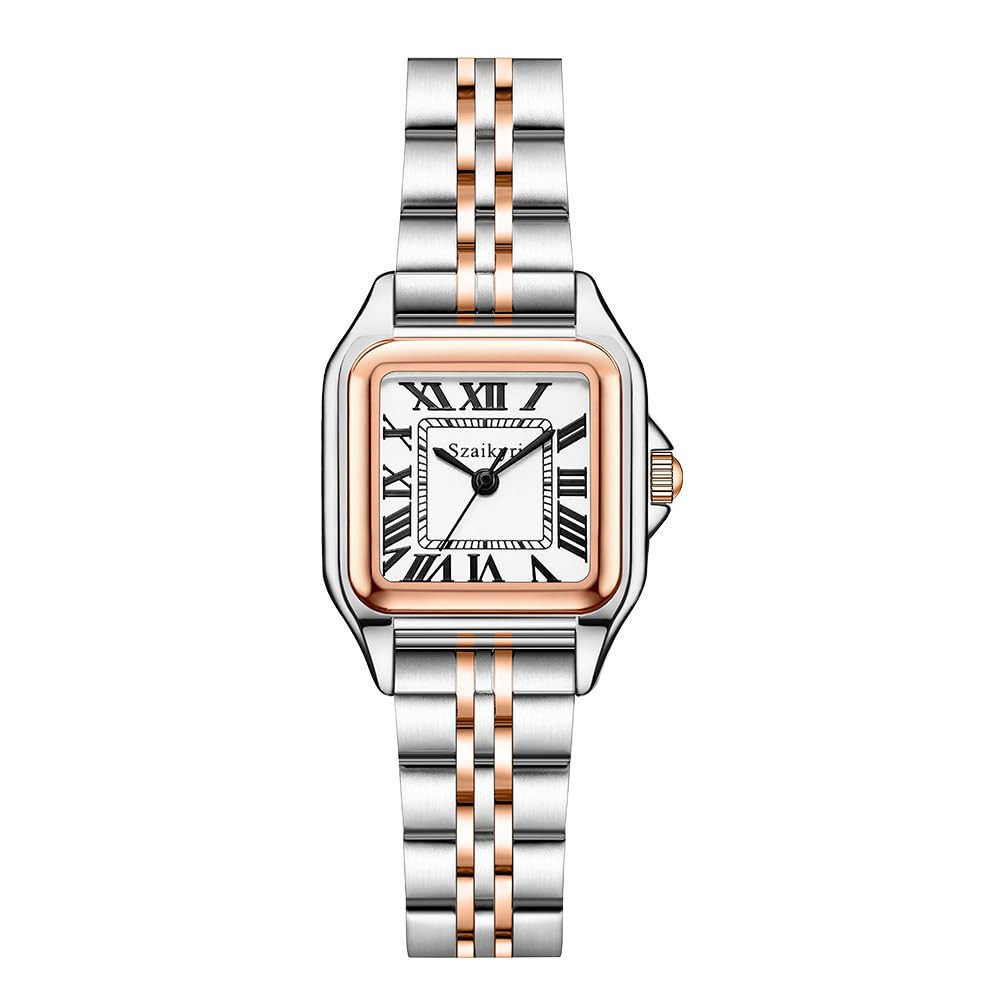 Classic Square Watches for Women with Roman Numerals Ladies Casual Dress Watch | Amazon (US)