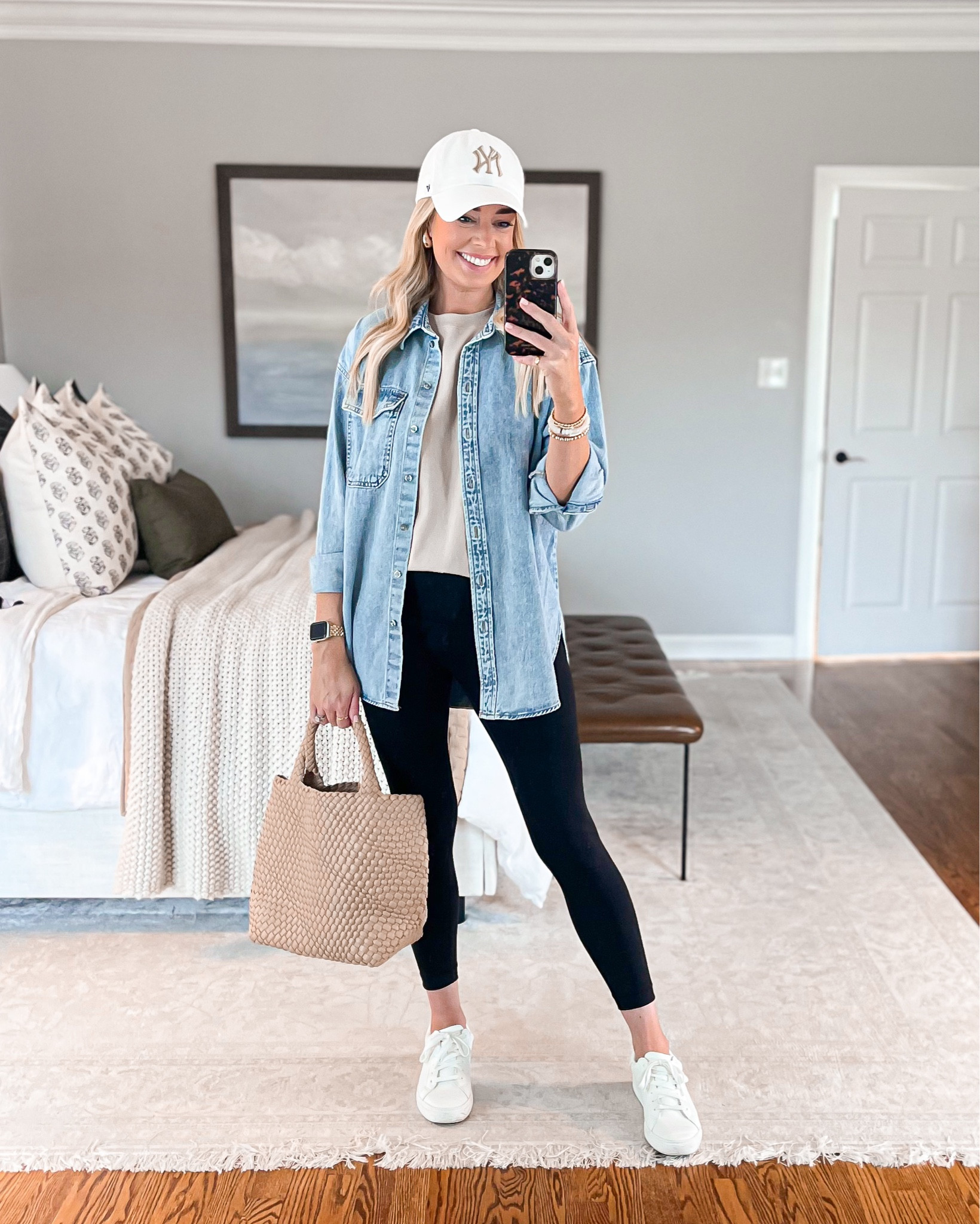 Casual Everyday Outfit Idea // wearing an XS in shacket & tee and a small in leggings (everything fits true to size)

Casual Outfit, casual outfits, spring outfit, spring outfits, leggings outfit, shacket, denim shacket, target shacket, sneakers, Amazon leggings#LTKstyletip #LTKfindsunder50

#LTKSeasonal