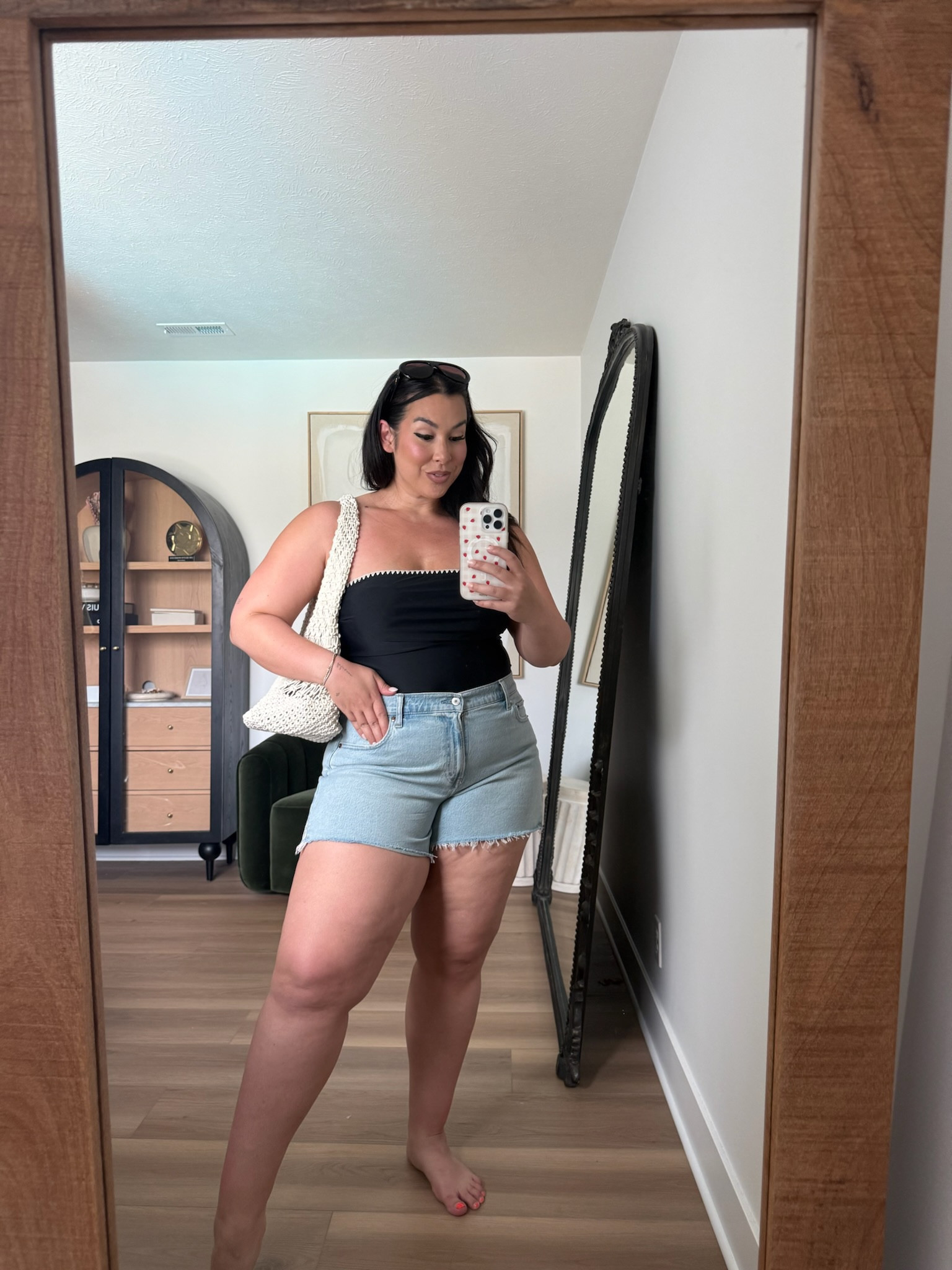 Midsize pool outfit! Use code afweekend for 20-40% off!
-
-
-
Spring outfit inspo, affordable fashion, abercrombie fashion, abercrombie new arrivals, denim shorts, swimsuit, abercrombie outfit

#LTKootd #LTKMidsize #LTKSwim