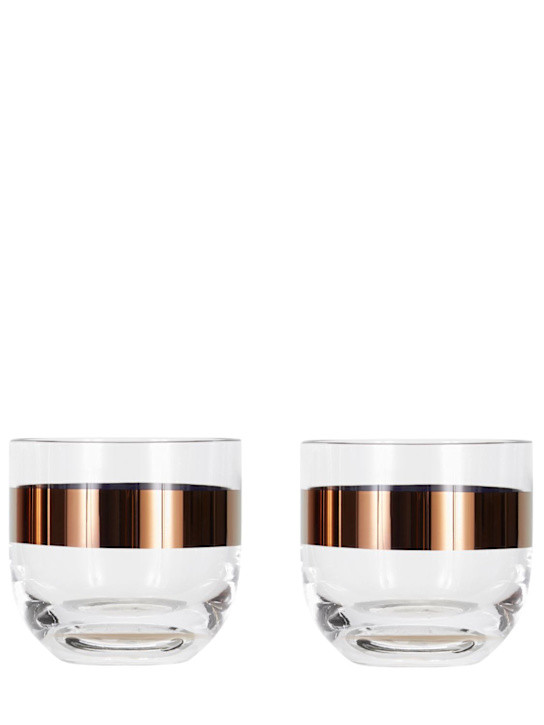 Set of 2 Tank whiskey glasses | Luisaviaroma