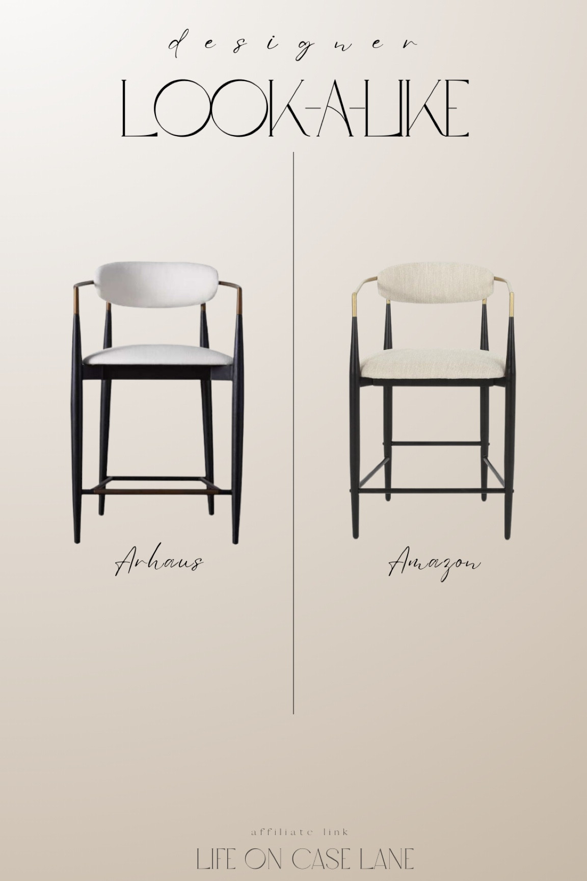 Arhaus Jagger stool dupe, counter stool, barstool, home furniture 

#LTKhome