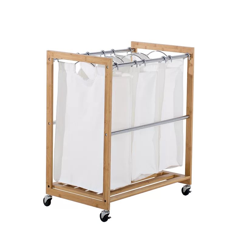 Bamboo Eco Storage 3 Bag Laundry Sorter | Wayfair North America
