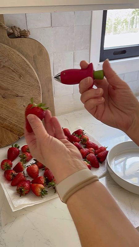 Strawberry huller

Makes quick work of removing the leaves, stem and center of strawberries

#LTKFindsUnder50 #LTKSeasonal #LTKVideo